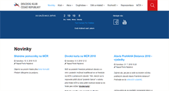 Desktop Screenshot of old.discdog.cz